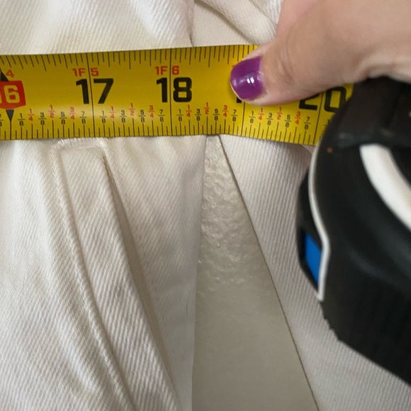 Madewell White Crop Jean Trucker Jacket Women’s Size Small NEW - Picture 10 of 13